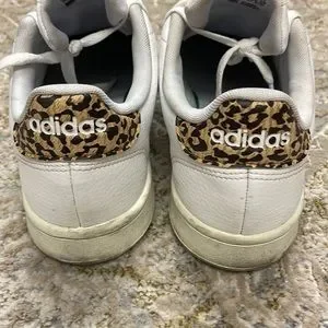 adidas Shoes Adidas Advantage Gw485 With Leopard Heel Size
